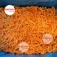 Distribuer en gros en vrac nouvelle saison de récolte IQF carottes déchiquetées congelées