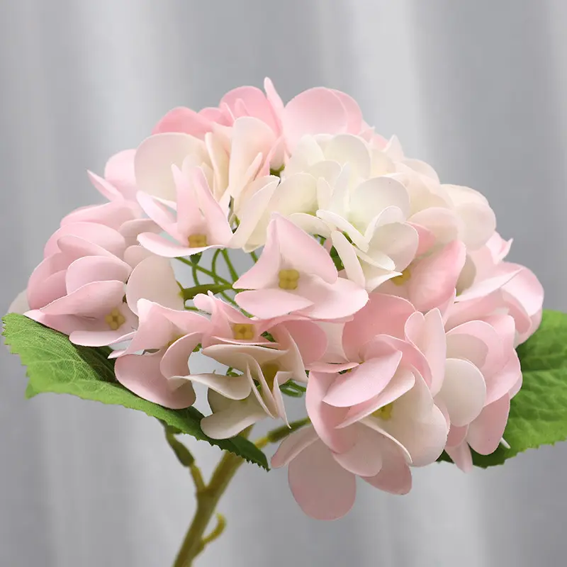 Hydrangea Artificial Flowers Real Touch Sale Flowers Fake Hydrangea Flowers for Home Wedding Decoration Bouquet