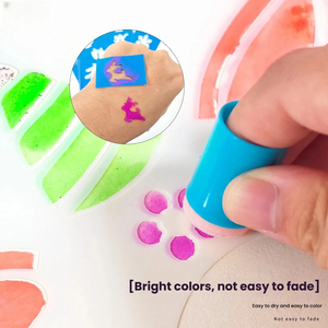 Costume de tatouage temporaire soluble dans l'eau 42 couleurs professionnel enfants Pigment maquilleur peinture corporelle avec pochoirs de tatouage - Product Image 5