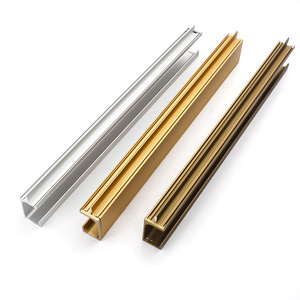 Nordic g-loại slotless Hợp kim nhôm vô hình xử lý cho tủ Tủ Quần Áo Cửa ngăn kéo tủ tủ tủ quần áo nhà bếp nhôm xử lý - Product Image 2