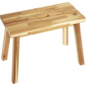 Banc multifonction en bois d'acacia, banc d'entrée, banc de maquillage, surface lisse, facile à nettoyer, pour la maison, la chambre à coucher, le salon - Product Image 5