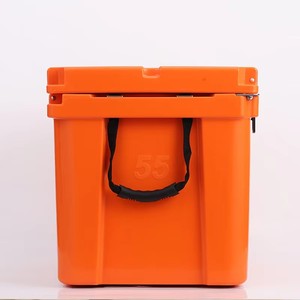 Nevera Portátil de Polietileno Rotomoldeado con Logotipo Personalizado, Diseño Moderno, Capacidad de 55QT, Aislamiento Térmico, con Ruedas, para Vino y Latas - Product Image 4