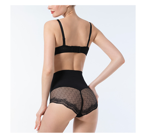 Taglie forti a vita alta mutandine modellanti da donna senza cuciture per il corpo Shaper mutandine per il controllo della pancia Sexy triangolo biancheria intima per il dimagrimento - Product Image 4