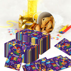 Huancai 20 serviettes de table jetables en papier pour invités, pour la fête juive de Pâque, serviettes de table pour le dîner, serviettes de toilette pour la salle de bain - Product Image 5