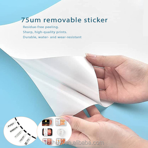 YISHU Custom Waterproof Digital Pearlescent Film Antistatic PP A4 Adhesive Label Sheet for Inkjet Laser Printing