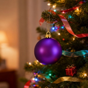 Meichaunghui sang trọng giáng sinh nhựa bóng 8 cm màu đỏ với UV in ấn kỹ thuật biểu tượng tùy chỉnh hộp cho trang trí trang trí - Product Image 3