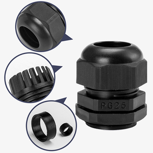 M10/12/16/20 1/2 pulgadas M63Wire Gland Pasacables Plástico <span class=keywords><strong>Nylon</strong></span> Pulgadas IP68 Impermeable Tipo PG Cable Gland Tamaño Imagen - Product Image 3