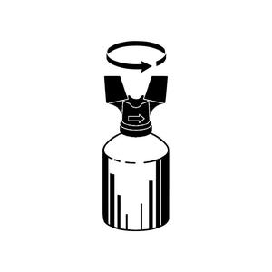 Botella de lavado de ojos de ciruela DUO pH neutro 0,5 L DIN - Product Image 2