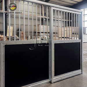 Dayanıklı Modüler Bağımsız Hafif At Ahırı Bölmesi, HDPE Dolgulu, Döner Yemlikli Oturmağı, Sıcak Daldırma Galvanizli Çerçeve - Product Image 5