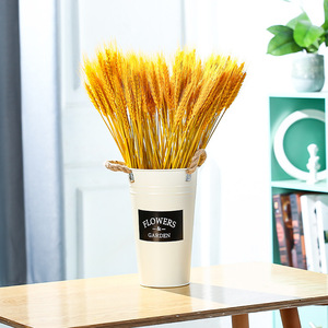 Bouquet de fleurs séchées Kch en forme d'épis de blé doré naturel, 100 épis, décoration de jardin, décoration de salon, accessoire de photographie - Product Image 4