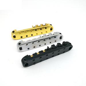 Kit de pont de guitare électrique en alliage de zinc avec <span class=keywords><strong>barre</strong></span> de maintien et cordier pour guitare LP à 6 cordes - Product Image 6
