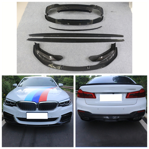 Kit de Modificación de Automóviles 2016-2023, Parachoques Delantero de Fibra de Carbono, Faldones Laterales, Parachoques Trasero, Alerón Trasero para BMW Serie 5 G30 - Product Image 1