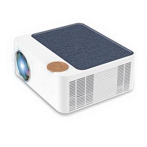 TRANSJEE <span class=keywords><strong>2022</strong></span> Nuevo Proyector Casero 1080P 400ANSI Lúmenes, Cine en Casa, 5G Doble Banda, Proyector Inalámbrico Inteligente WIFI para Teléfono Móvil - Product Image 1