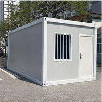 Maison conteneur mobile détachable facile à assembler préfabriquée chambre simple moderne avec panneaux solaires