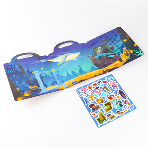 Pegatinas reutilizables Libros Juguetes <span class=keywords><strong>Libro</strong></span> de actividades <span class=keywords><strong>Libro</strong></span> de ejercicios Juguetes educativos preescolares - Product Image 1