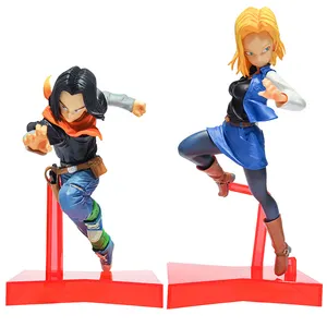 Customized PVC Resin toys HIGH Quality Action & toy 20cm combat stance Car decoration Android 18 DBZ anime figures Android 17