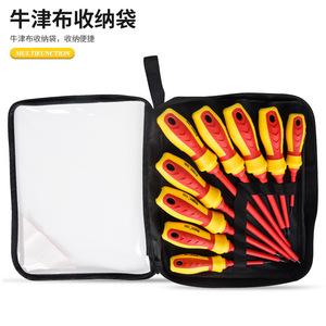 Insulated <b>Screwdriver</b> Set With Voltage Tester Flat Head Multifunctional For Electrical Repair - Product Image 3