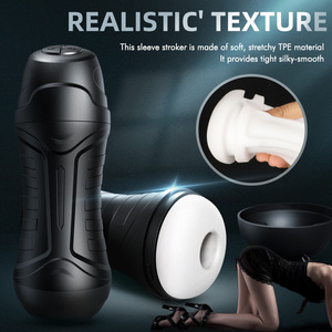 ถ้วยสำเร็จความใคร่ด้วยไฟฟ้าของผู้ชายพร้อมฟังก์ชันการดูดและการสั่นสะเทือนที่แข็งแรงโรงงานแห่งความรัก - Product Image 3