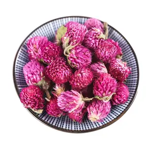 ชาเขียวสมุนไพรจีน,Gomphrena Globosa Flower/Globe Amaranth สีม่วงแห้ง