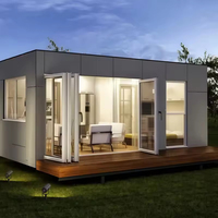 Maison conteneur préfabriquée mobile à 3 chambres, 20/40 pieds, extensible, pour bureau, magasin ou villa, idéale pour usage commercial