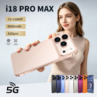 Nouveau modèle 2026 – Smartphone débloqué 18 Pro Max 4G 5G avec écran OLED 120Hz, appareil photo 108MP, 16 Go + 1 To, double SIM, Octa Core, Android 15