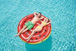 Bestway 43140 Inflatable dưa hấu hồ bơi giường không khí Nệm Float - Product Image 2