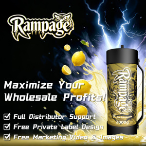 Rampage - Tanque de Helio Desechable de 3.3l, Cilindro de Acero al Carbono Estándar con Válvula, Pureza del 99.99% - Product Image 1