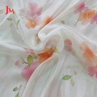 Tissu en Chiffon Viscose Premium 100% Léger, Respirant et Imprimé Effet Soie pour Robes
