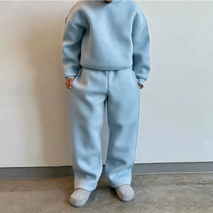 Tuta da <span class=keywords><strong>uomo</strong></span> personalizzata in pile 100% cotone, modello ampio con cappuccio e pantaloni jogger, pesante, per <span class=keywords><strong>uomo</strong></span> - Product Image 3
