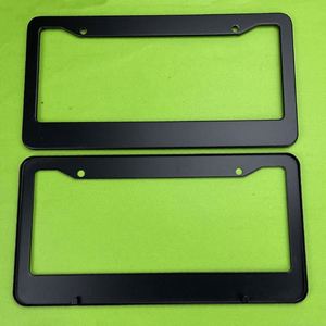 Custom Logo High Quality Alloy Car License Plate Frame/Holder Cover Plastic Crafts Personalized Number Plate Frames - Product Image 4