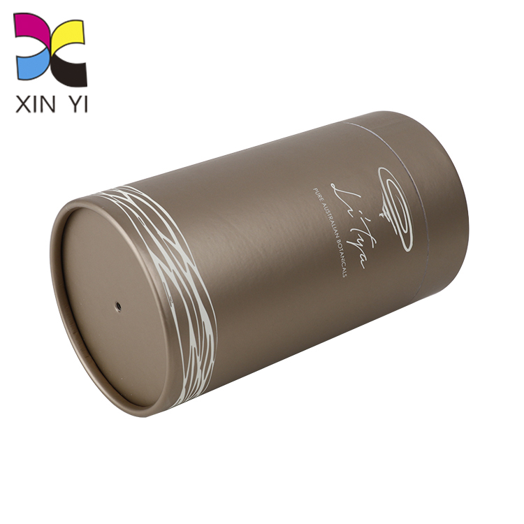 Custom recyclable luxury perfume packaging tube cosmetic box beauty box