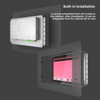 Machine tout-en-un Android avec écran tactile capacitif Linux RK3568 de 10 pouces et tablette industrielle intégrée de 7 pouces État neuf