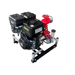 Kwaliteit Rato Benzinemotor 18 Pk Motorpomp Draagbare Brandbestrijding Centrifugaalpomp