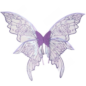 PARTYMENT Alas de Mariposa Originales Patentadas en <span class=keywords><strong>Dos</strong></span> Tonos <span class=keywords><strong>para</strong></span> Mujer, <span class=keywords><strong>para</strong></span> Actuaciones en Escenario, de Poliéster/Rayón, Artículos <span class=keywords><strong>para</strong></span> Fiestas - Product Image 5