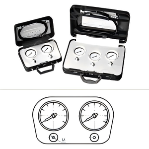 مقياس ضغط هيدروليكي TongPai CY-<span class=keywords><strong>3</strong></span> للحفارات، نطاق 0~40 ميجا باسكال، أربعة مقاييس وتسع رؤوس، أداة صيانة هندسية - Product Image 2