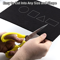 Protège-planchers auto-adhésifs pratiques pour parquet, coussinets découpables pour pieds de meubles (lit, chaise, canapé, table)