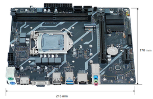 Mainboard máy tính để bàn Intel B250 Chipset LGA1151, hỗ trợ kênh đôi DDR4, chuẩn ATX, dung lượng RAM tối đa 64GB, mới, dành cho chơi game - Product Image 4