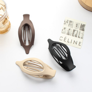 Horquilla puntiaguda lijada, horquilla grande de moda para peinados, horquilla con forma de pato, accesorio para el cabello transfronterizo, horquilla de tiburón, venta al por mayor - Product Image 4