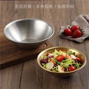 Stainless Steel Salad Bowl Set Multi Size Durable Kitchen Use Party Snack Bowl - Product Image 3