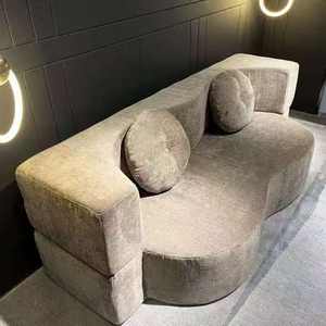 विंटेज शैली संपीड़न सांप्रदायिक सोफे चीन में बने स्पंज भरने के साथ अच्छा गुणवत्ता लिविंग रूम सेट - Product Image 3