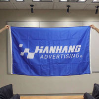Bannière suspendue en tissu polyester par sublimation numérique pour salons professionnels, expositions, inaugurations, événements routiers et cadeaux promotionnels numériques