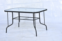 Ensemble de meubles de jardin personnalisé avec six sièges, table à café en verre, chaises, ensemble de meubles de patio extérieur, imperméable avec parasol