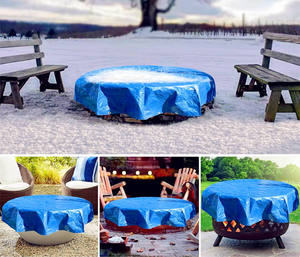 Bâche de protection hivernale pour <span class=keywords><strong>piscine</strong></span>, taille personnalisable, unie, pour piscines au sol, en LDPE enduit, imperméable, traitée anti-UV, rideau pour garçons et filles - Product Image 3