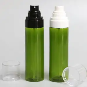 PETG-botella de plástico para loción cosmética, botella portátil vacía de pulverización de niebla fina para tóner/líquido