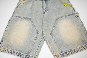 Pantalones Cortos de Mezclilla Lavada con Diamantes de Alta Calidad, Estilo Hip Hop, Marca de Moda, para Hombre - Product Image 6
