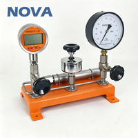 Calibrateur de pompe manuelle portable haute pression NOVA 60MPa - Équipement professionnel d'étalonnage de manomètre hydraulique manuel