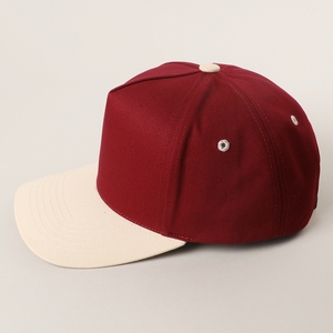 Bán Buôn Cao Đẳng Màu Hai-Tone Trống Vải Trucker Hat 5 Bảng Điều Chỉnh Một Khung 100% Bông Trống 2 Tone Gorras Người Đàn Ông Mũ Bóng Chày - Product Image 3