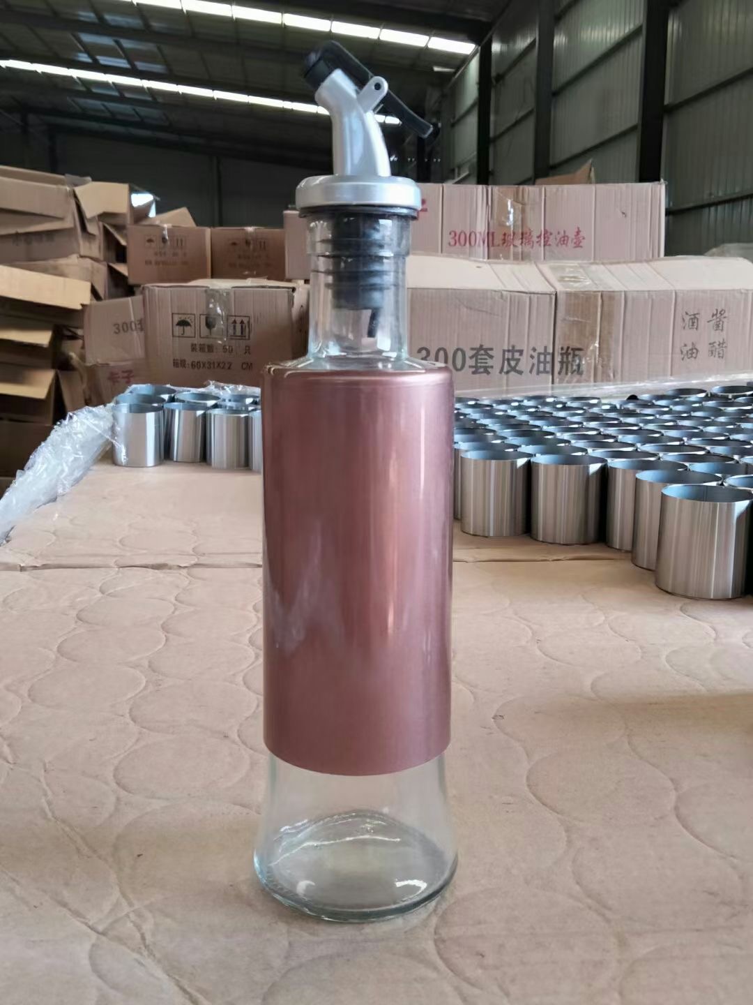 HOT SALE ! 2021 new style color glass oil bottle