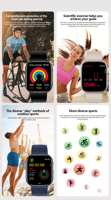 Coffret Cadeau Femme Enfant : Montre Connectée Élégante en Or Rose avec Écran TFT, Boucle Ardillon, Compatible iOS Android et Fonction SDK