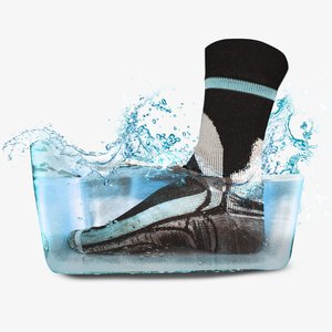 Miễn phí mẫu không có moq vớ không thấm nước unisex đi bộ đường dài lội Đường Mòn chạy trượt tuyết Crew vớ - Product Image 4